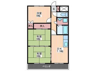 コーポ杉原の物件間取画像